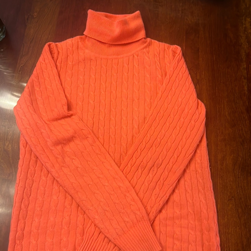 JCrew cable turtleneck